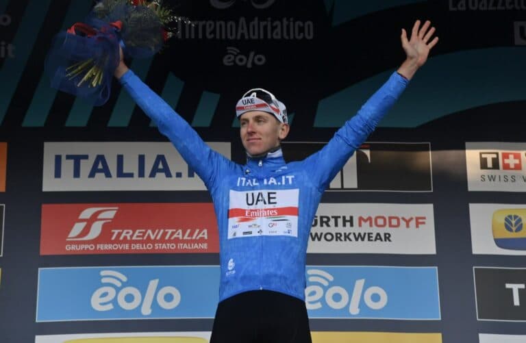 Tirreno-Adriatico 2022 : Le classement général après l’étape 4
