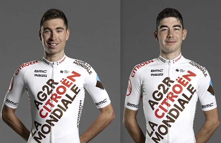 Aurélien Paret-Peintre et Clément Champoussin sur Paris-Nice 2022