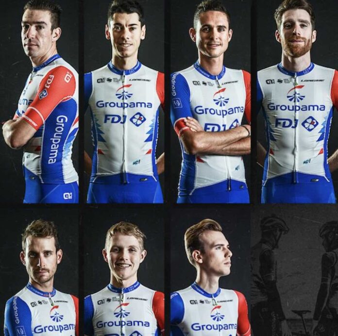 La composition Groupama-FDJ au départ du Tour de Catalogne