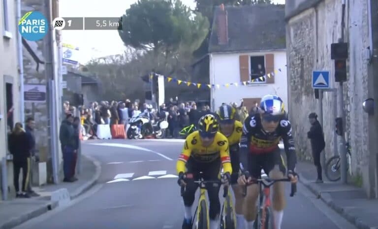 Vidéo : Le final de la 1ère étape de Paris-Nice 2022