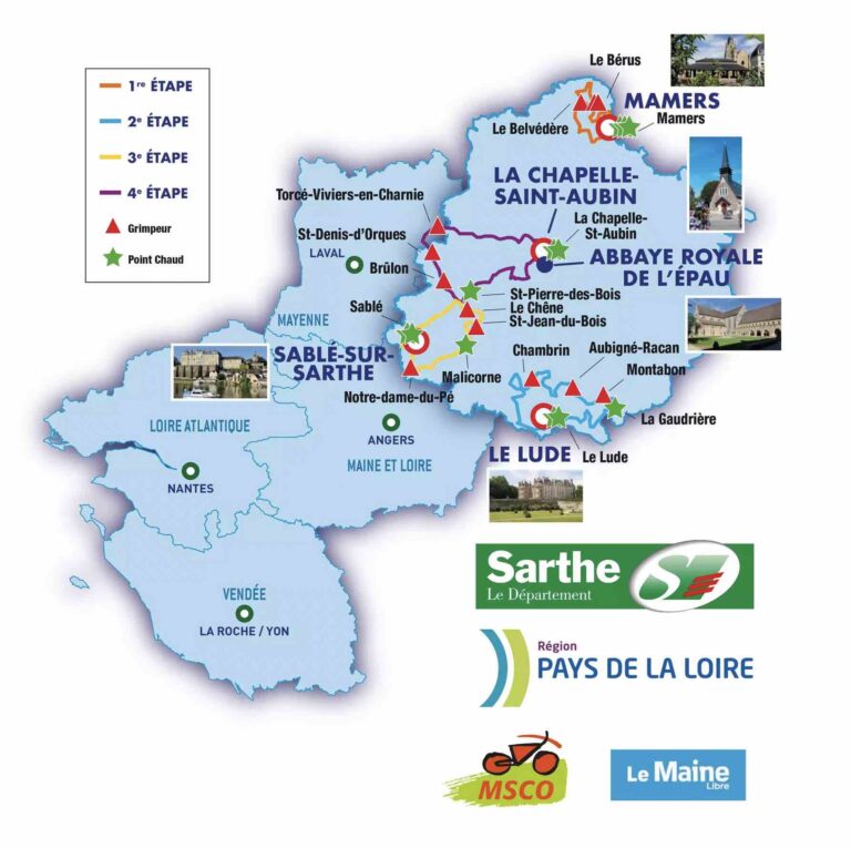 Circuit de la Sarthe 2022 – Parcours, engagés, horaires, dates, diffusion TV