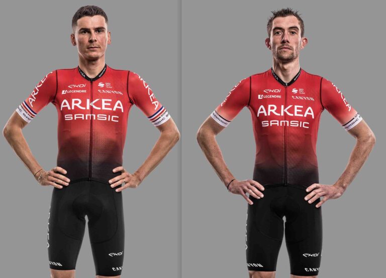 La composition Arkéa-Samsic sur La Flèche Wallonne 2022