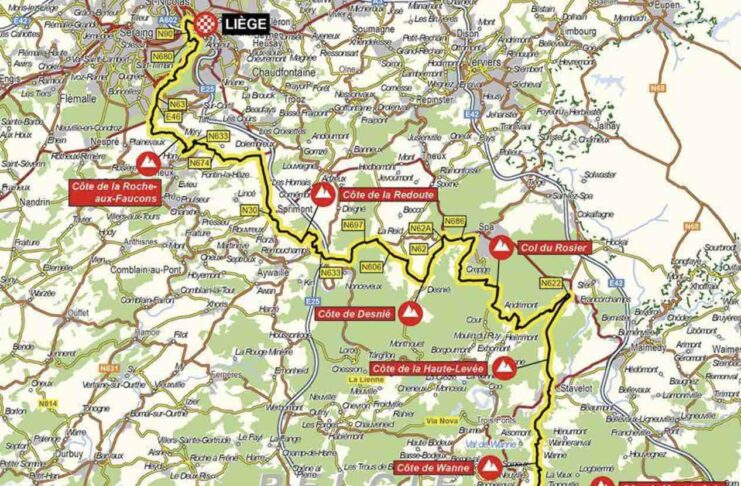 Parcours et favorites de Liège-Bastogne-Liège Femmes