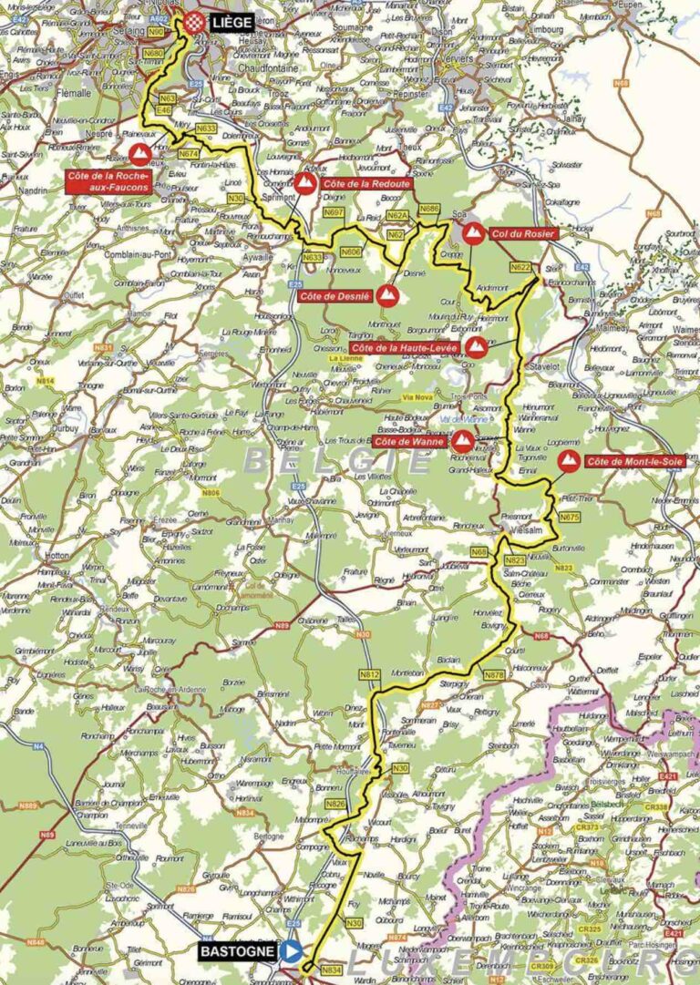 Liège-Bastogne-Liège Femmes 2022 – le parcours et les favorites