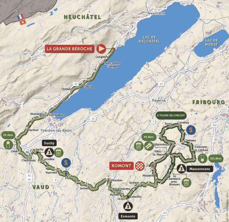 Tour de Romandie 2022 : Présentation de la 1ère étape