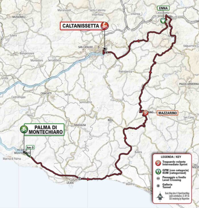 Présentation de la 2e étape du Tour de Sicile 2022