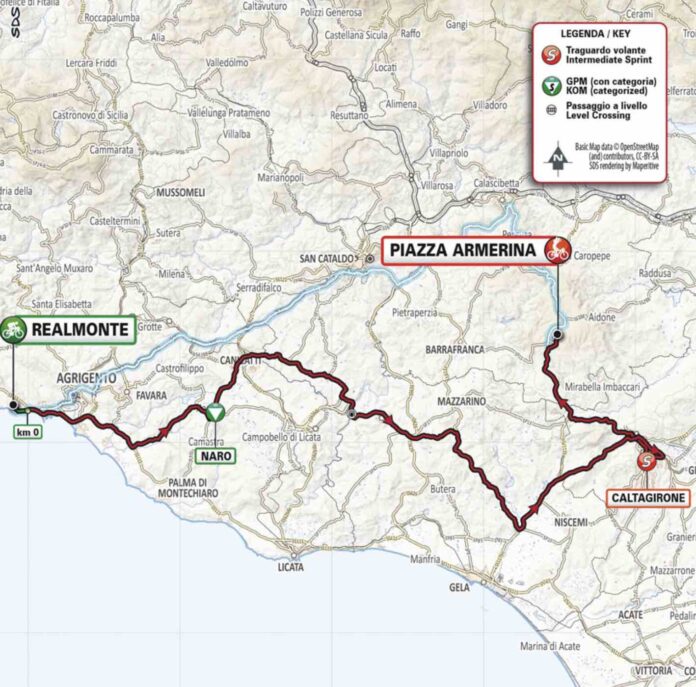 Présentation de la 3e étape du Tour de Sicile 2022