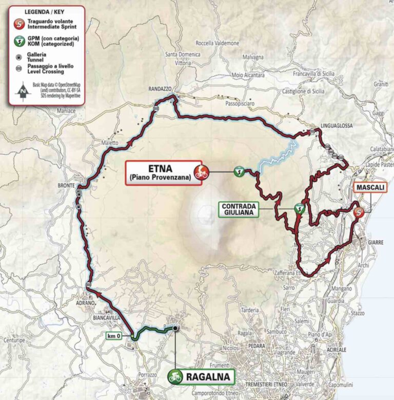 Tour de Sicile 2022 : Présentation de la 4e étape (Etna)