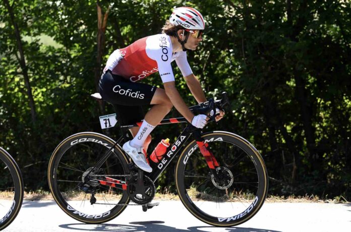 Guillaume Martin au départ de la 12e étape du Giro 2022