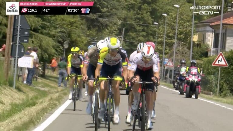 DIRECT-LIVE : 22 coureurs échappés sur la 12e étape du Giro 2022