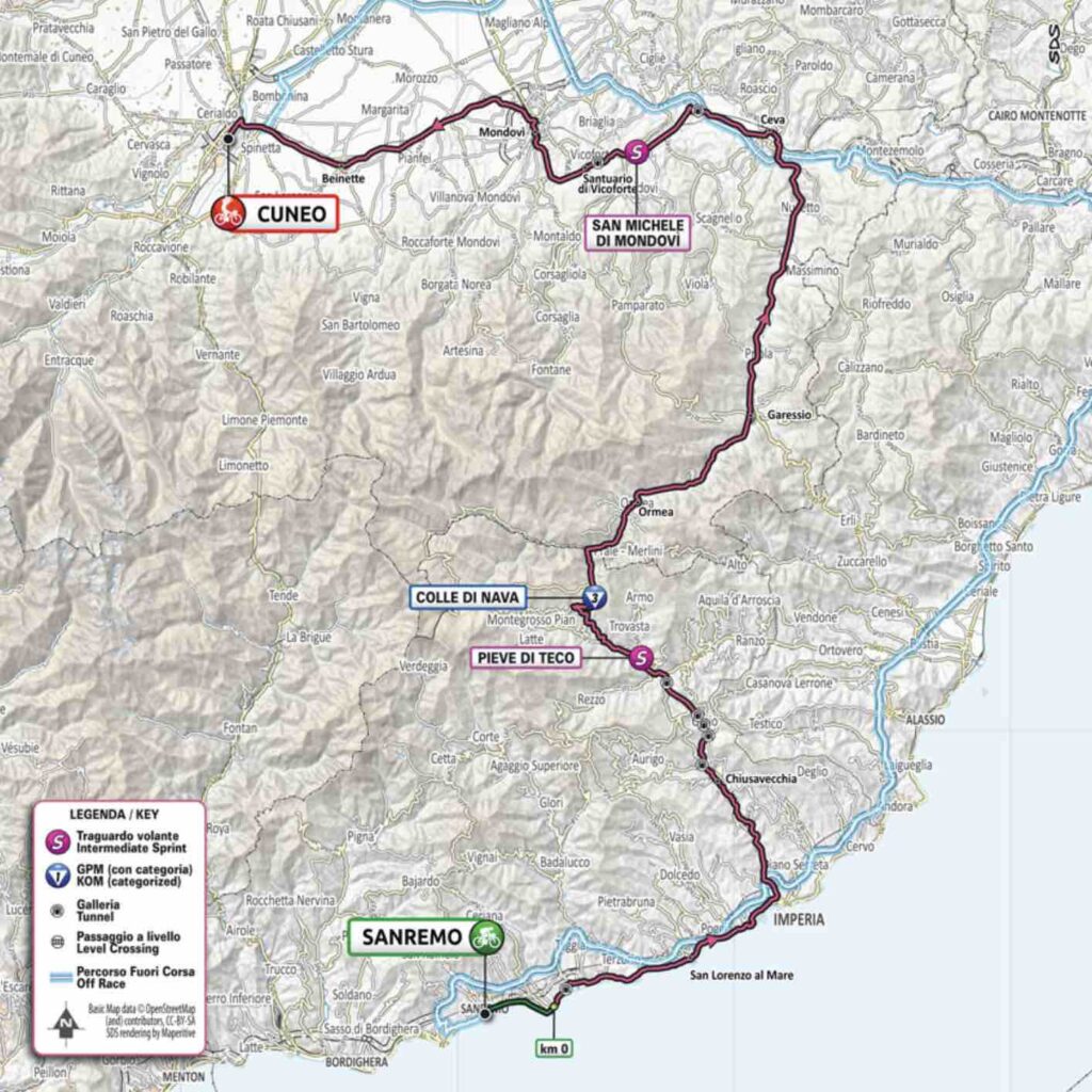 Parcours de la 13e étape du Giro 2022