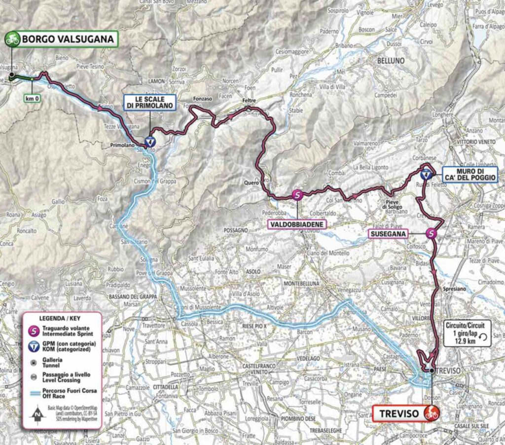 Parcours de la 18e étape du Giro 2022