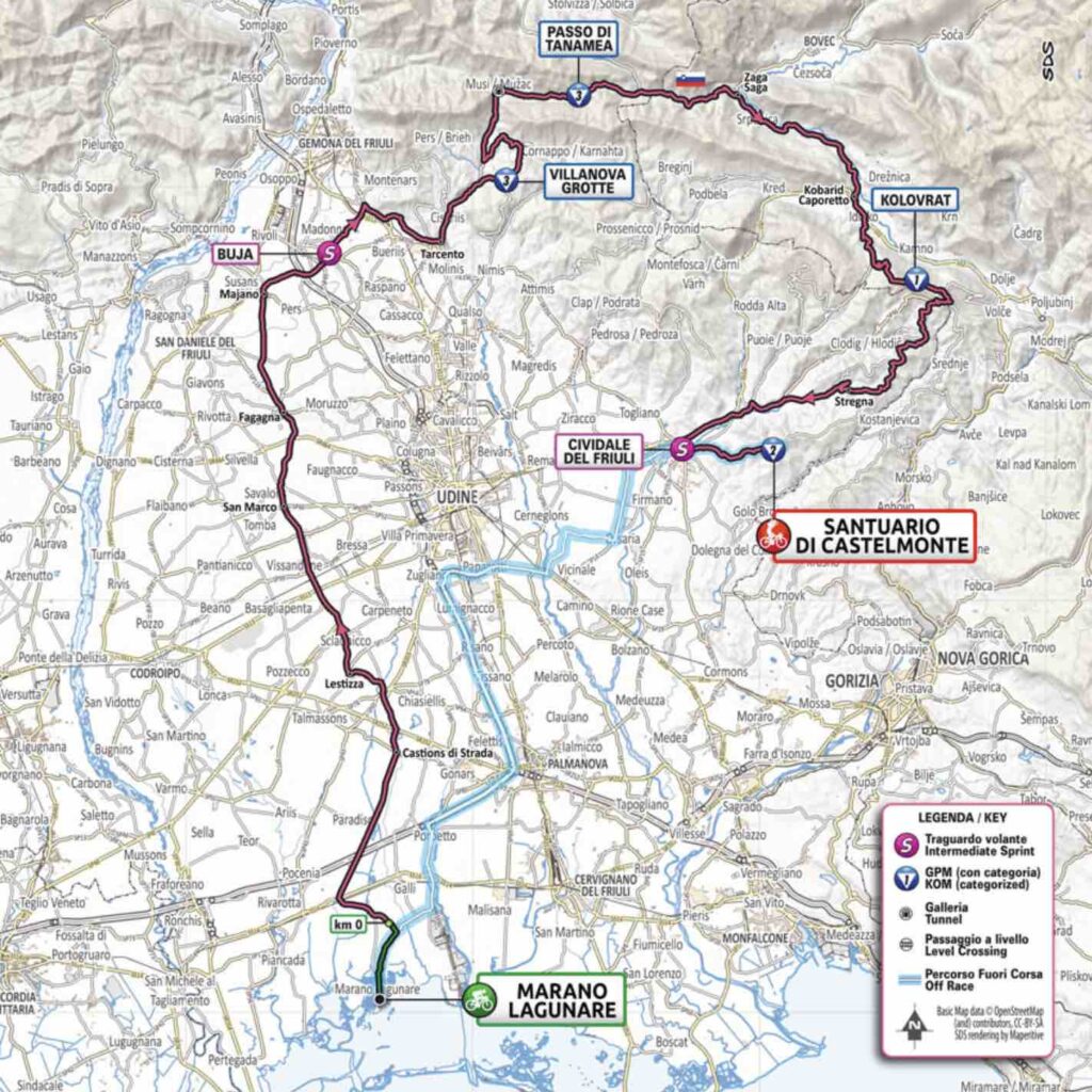 Parcours de la 19e étape du Giro 2022