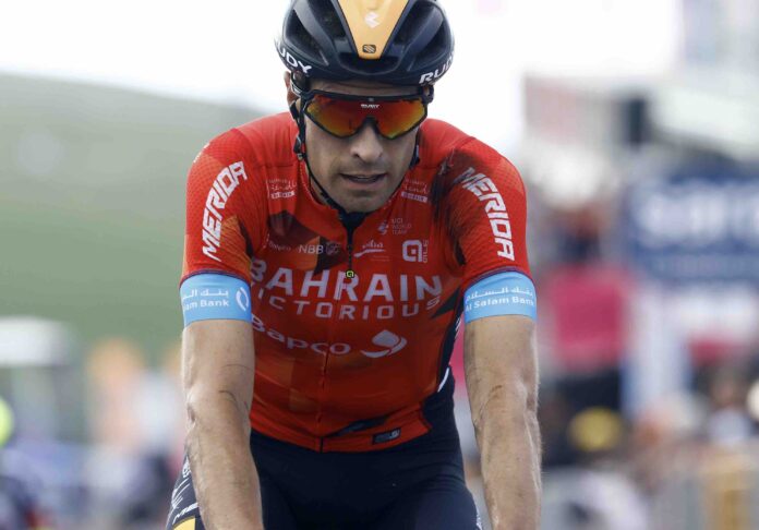 Mikel Landa à l'arrivée de la 9e étape du Giro 2022