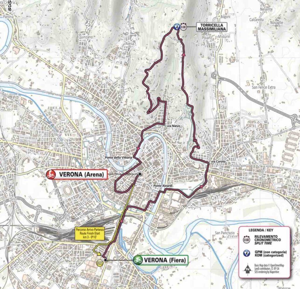 Parcours de la 21e étape du Giro 2022