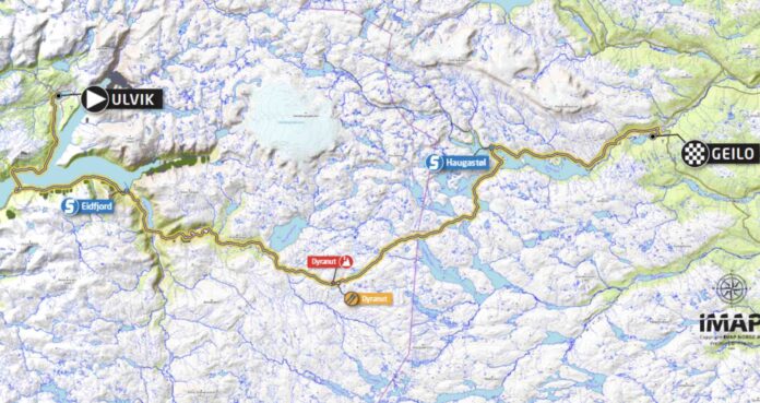 Présentation et parcours du Tour de Norvège 2022, étape 2