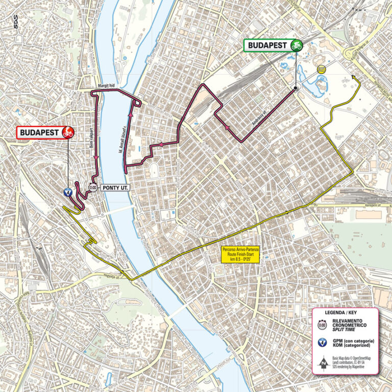 Giro 2022 : Présentation Etape 2 (Budapest – Budapest)