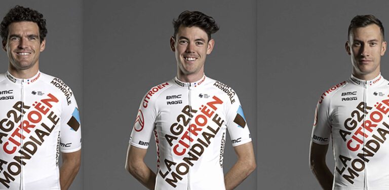 La composition Ag2r Citroën sur le Critérium du Dauphiné 2022