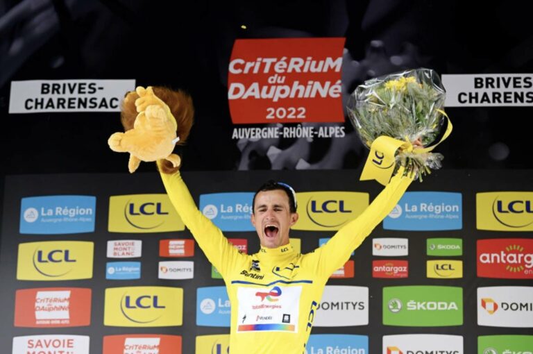 Alexis Vuillermoz, nouveau maillot jaune du Critérium du Dauphiné 2022