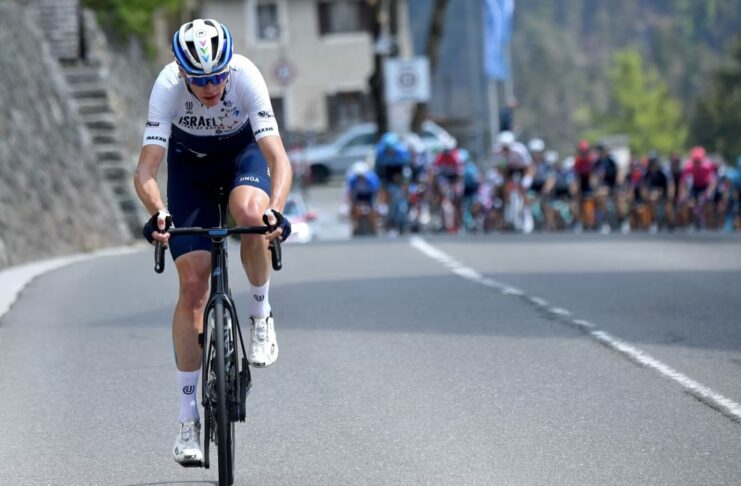 Chris Froome au départ du Critérium du Dauphiné 2022
