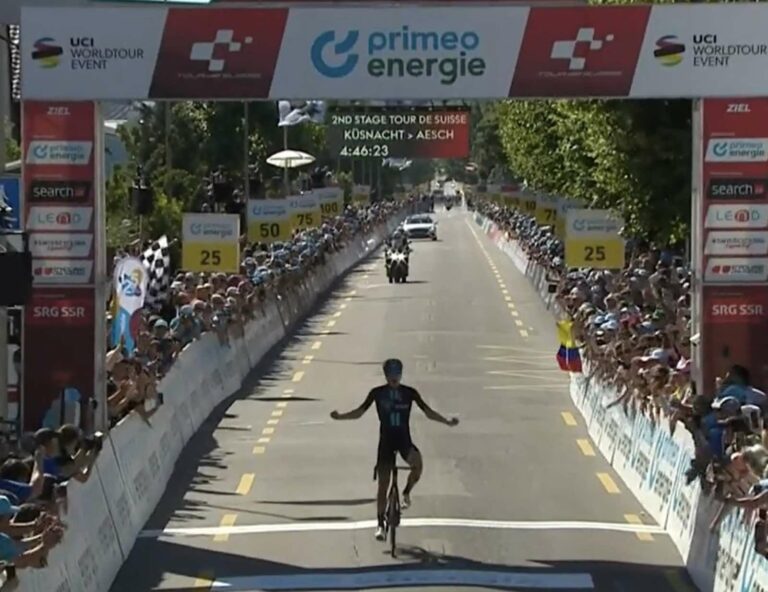 Classement complet de la 2e étape du Tour de Suisse 2022