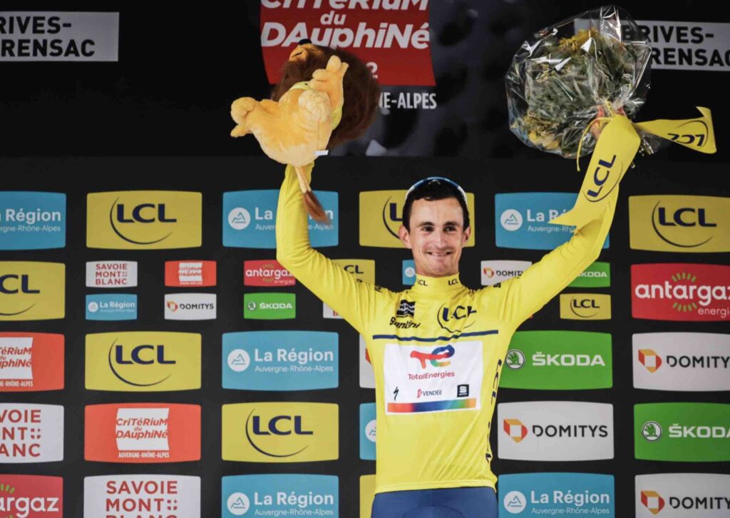 Critérium du Dauphiné 2022 Classement général après la 2e étape