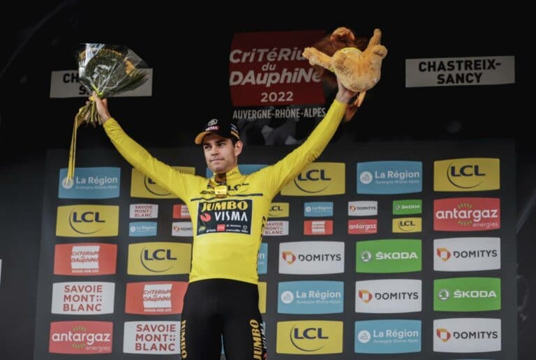 Classement général complet après la 3e étape du Critérium du Dauphiné 2022