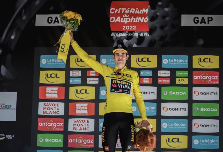Classement général complet après la 6e étape du Critérium du Dauphiné 2022