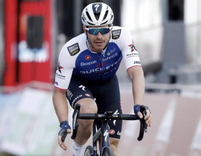 Florian Sénéchal au départ du Tour de France 2022