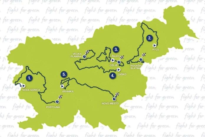 Parcours et profil du Tour de Slovénie 2022