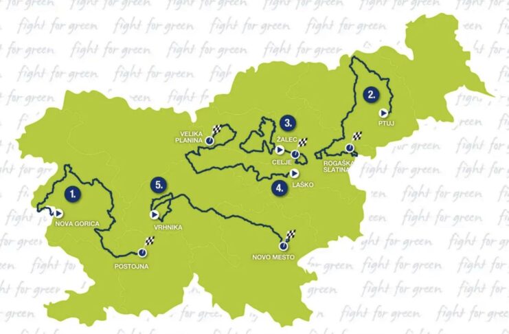 Parcours et profil du Tour de Slovénie 2022