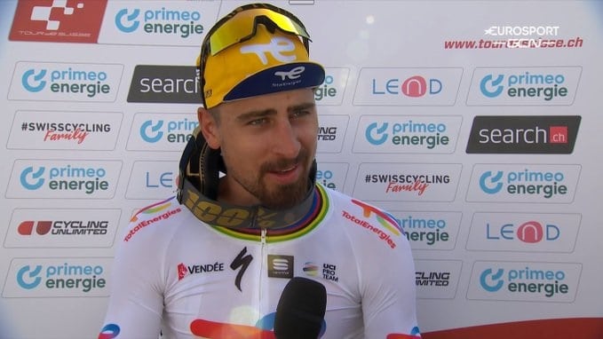 Peter Sagan vainqueur de la 3e étape du Tour de Suisse 2022
