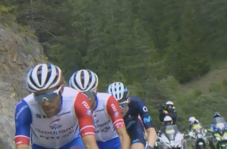 Thibaut Pinot sur la Mercan'Tour Classic 2022