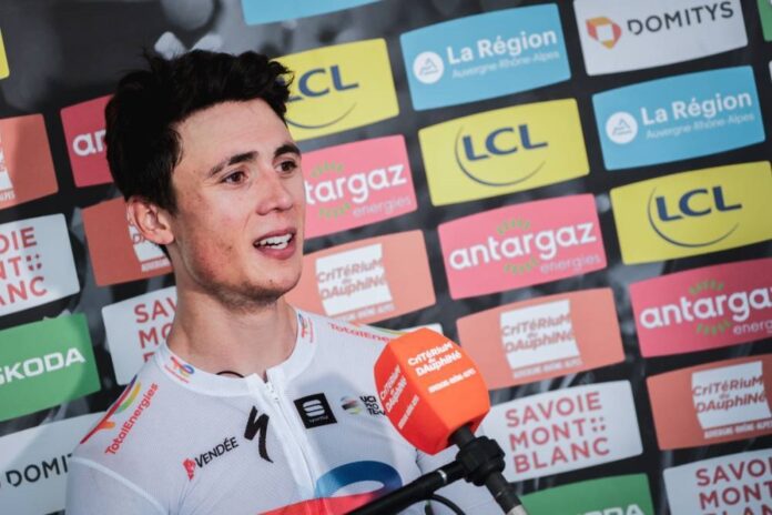Valentin Ferron vainqueur d'étape sur le Critérium du Dauphiné 2022