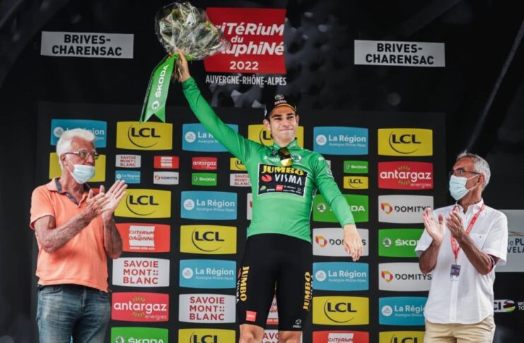 Wout Van Aert reste maillot vert au Critérium du Dauphiné 2022