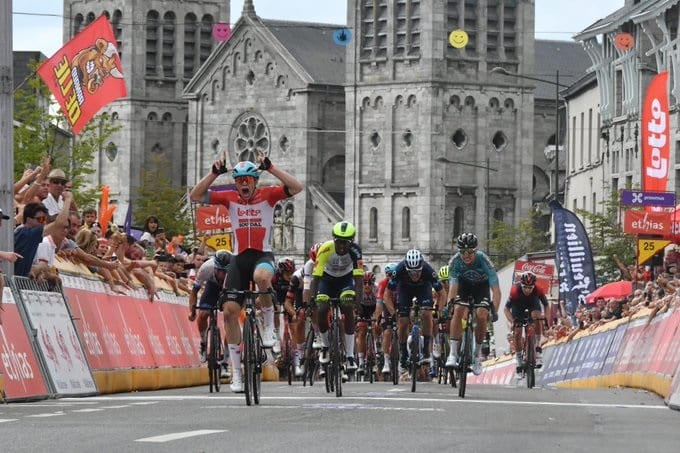 Arnaud De Lie s'adjuge la 3e étape du Tour de Wallonie 2022