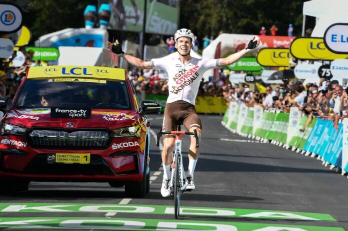 Bob Jungels remporte la 9e étape du Tour de France 2022