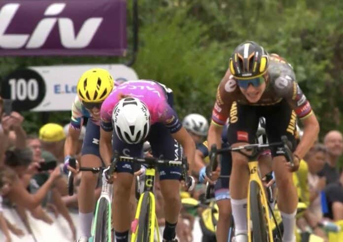 Marianne Vos remporte la 2e étape du Tour de France Femmes 2022