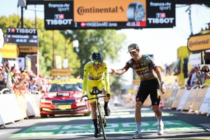 Réaction de Van Aert après la 20e étape du Tour de France 2022
