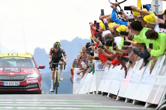 Réaction de Jonas Vingegaard vainqueur de la 11e étape du Tour de France 2022