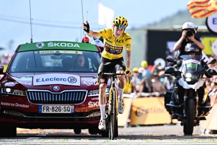 Jonas Vingegaard remporte la 18e étape du Tour de France 2022