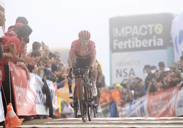 Classement général complet après la 9e étape de la Vuelta 2022