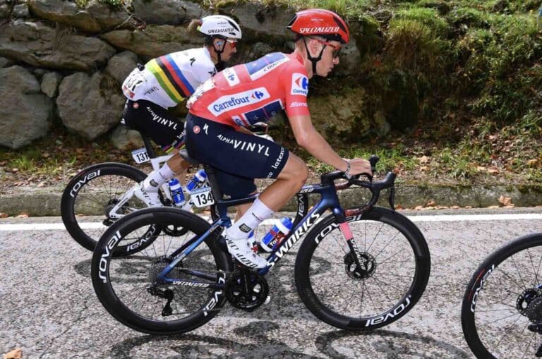 Classement général complet après la 7e étape de la Vuelta 2022