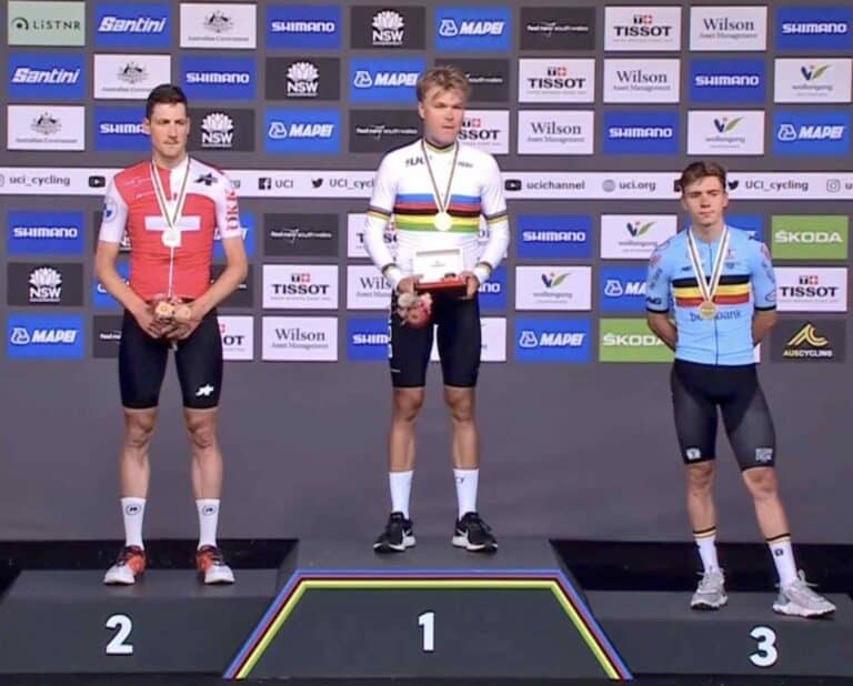 Actu Mondiaux – Tobias Foss devient champion du monde du chrono sur route