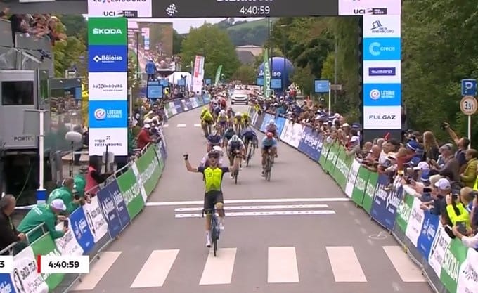 Aaron Gate remporte la 3e étape du Tour de Luxembourg 2022
