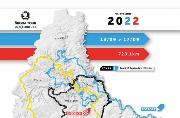 Le parcours complet du Tour de Luxembourg 2022