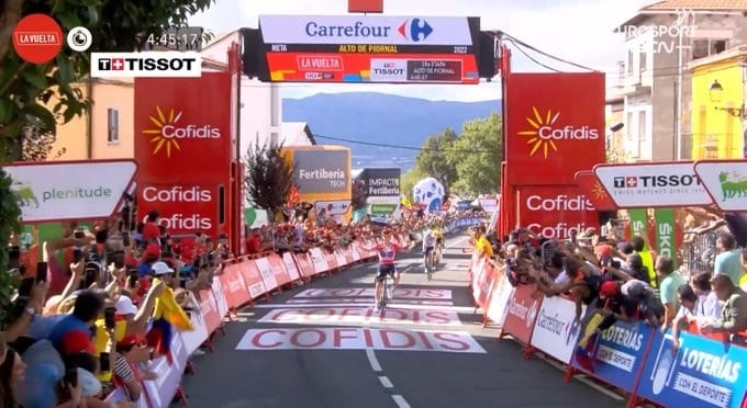 Remco Evenepoel remporte la 18e étape de la Vuelta 2022