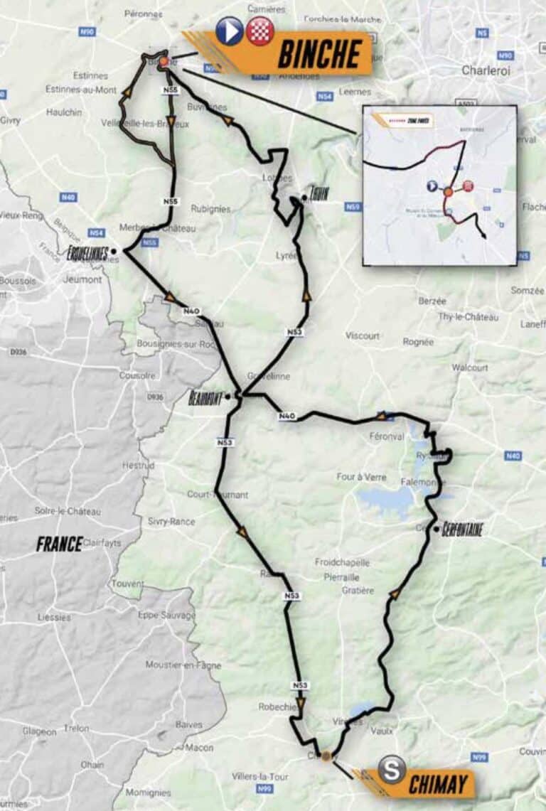 Binche-Chimay-Binche 2022 : Parcours et profil