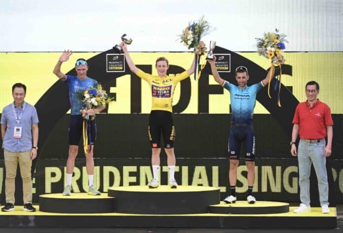 Critérium de Singapour victoire de Vingegaard devant Froome et Nibali