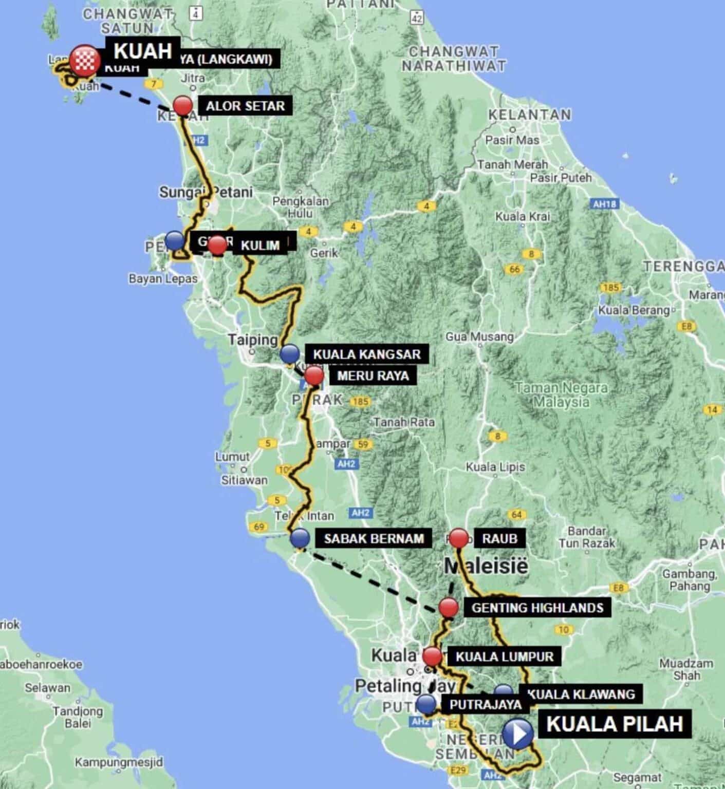 tour de langkawi 2022 start list